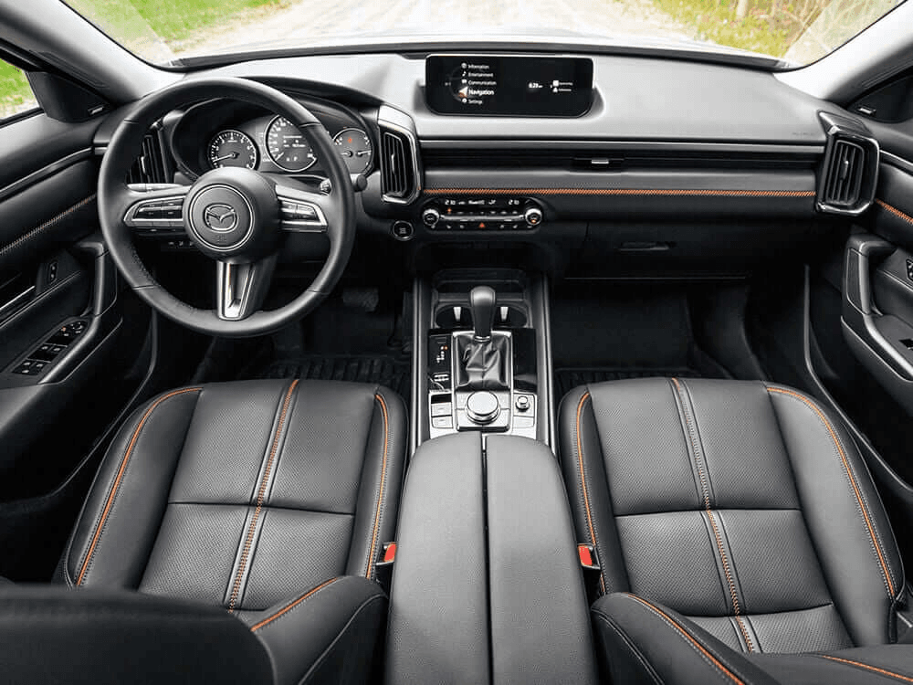 The front cabin of the 2025 Mazda CX-50.