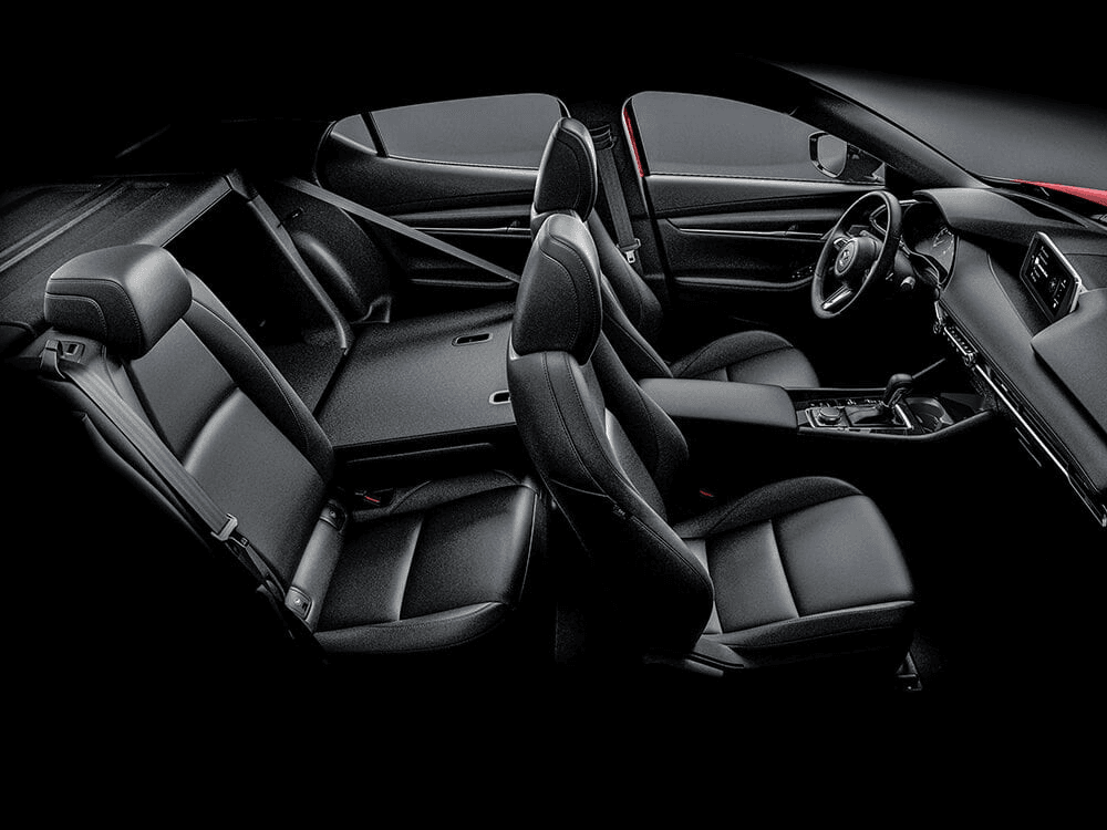 L’intérieur de la Mazda3 Sport.
