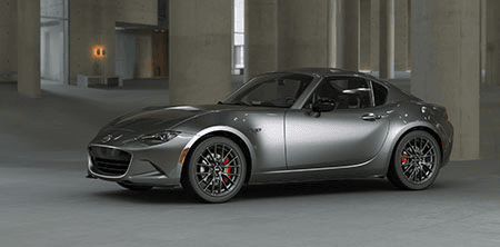 Mazda MX-5 RF 2025 gray 3/4 front