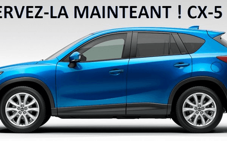 Soyez parmi les premiers à réserver votre Mazda CX-5 2013